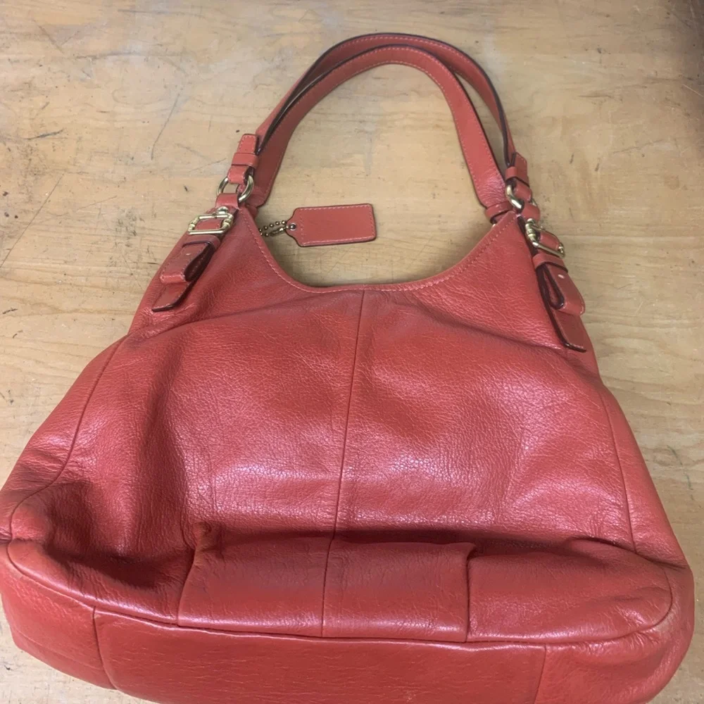 Coach purse orange - Picture 2 of 9